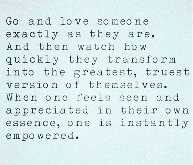 We all need to be seen and, when we are seen, we are capable of accomplishing amazing things . . .