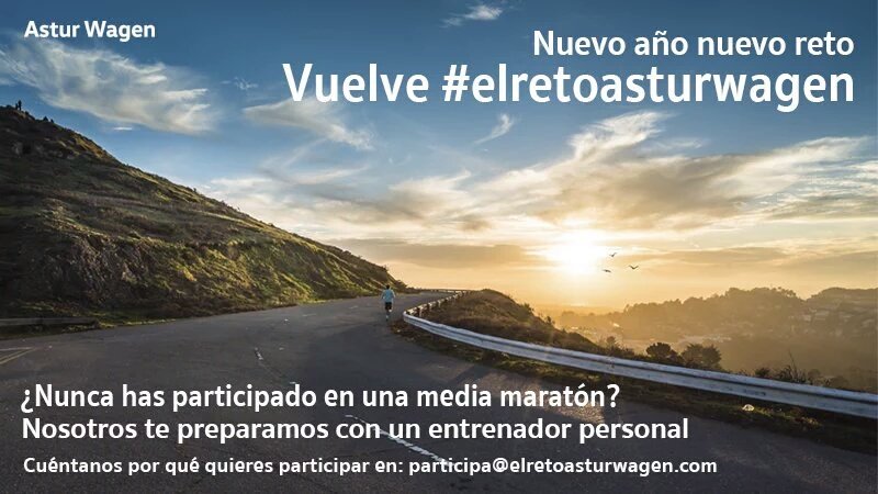 AsturWagen's tweet photo. Buscamos a 6 personas para ayudarles a correr su primera media. Apúntate en: participa@elretoasturwagen.com https://t.co/VoGiOrzIH9