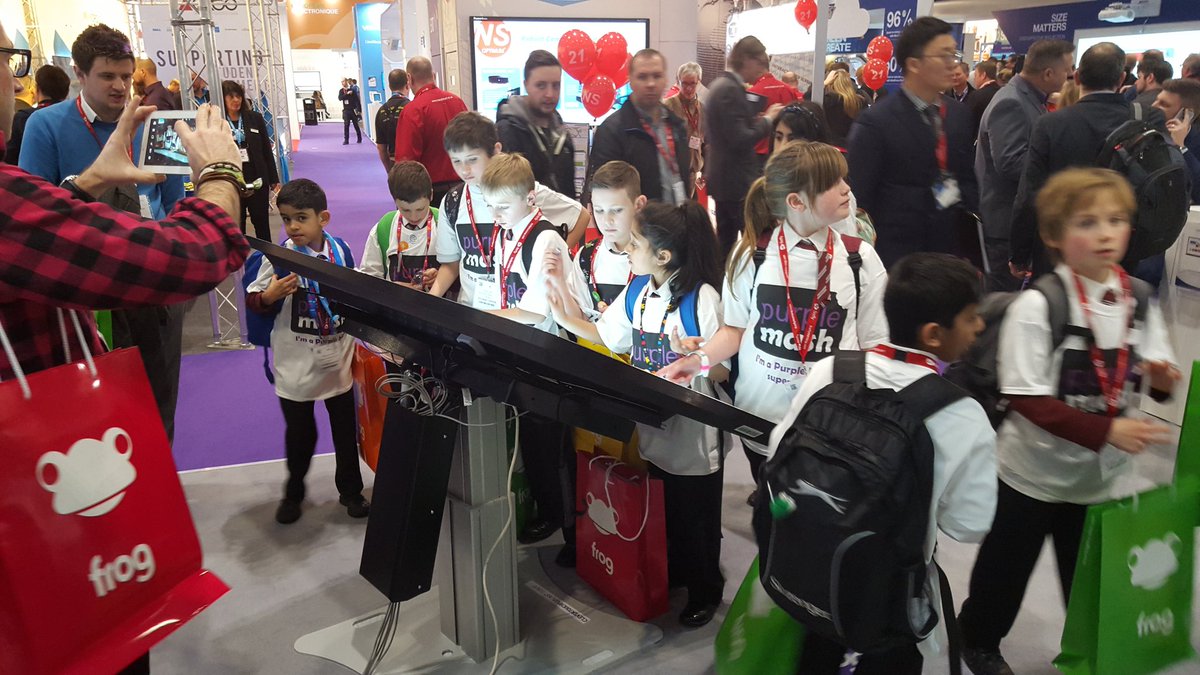 Kids love <a href="/myClevertouch/">Clevertouch</a> <a href="/Bett_show/">Bett Global</a> #bett2016