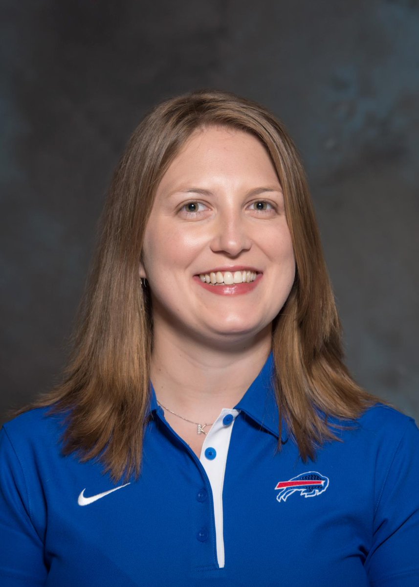 NFL's tweet photo. ICYMI: @buffalobills hire Kathryn Smith, NFL's first full-time female assistant coach: https://t.co/azoPezDHc7 https://t.co/eD7nlBSUPG