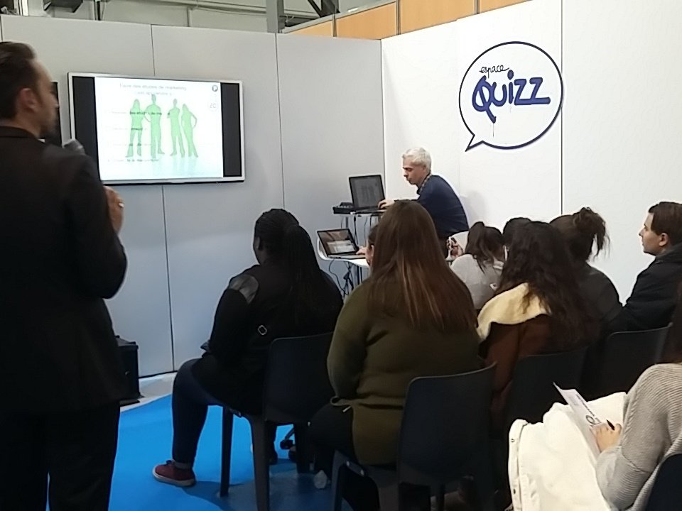 UPE13_'s tweet photo. @UPE13_ au salon @Metierama13 à l'espace #entreprendre #quizz https://t.co/5JWaZKj2z2