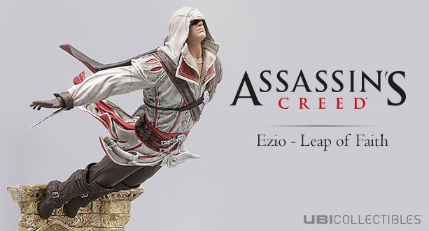 assassin's creed ezio leap of faith statue