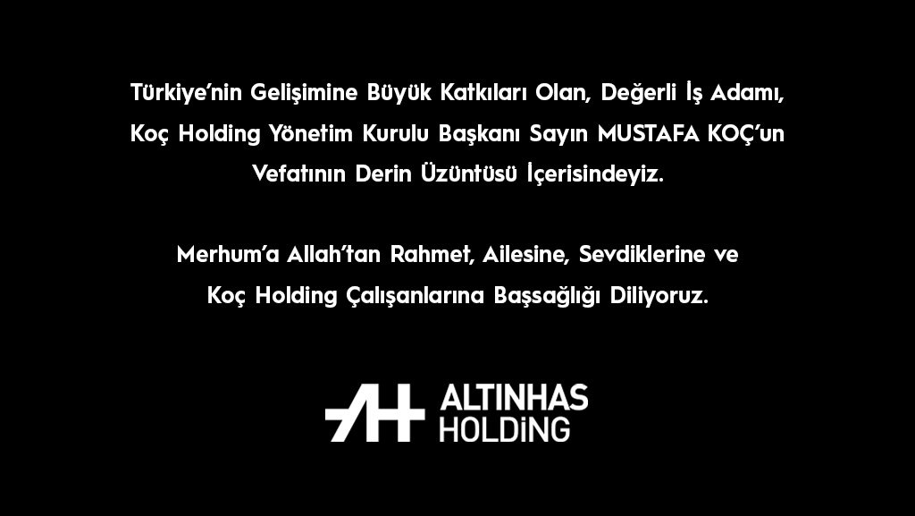 Altınhas Holding (@altinhasholding) on Twitter photo 