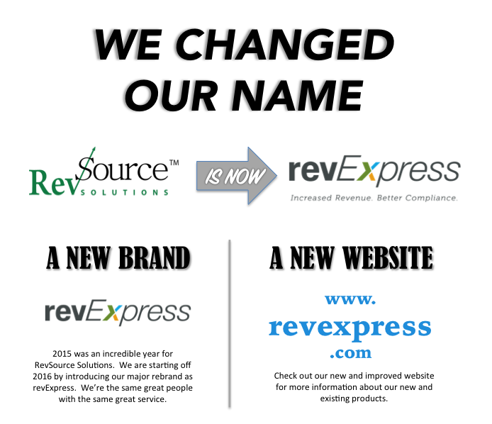 RevSource's tweet image. @RevSource has been rebranded to be @revexpress. Stop by our new website: revexpress.com