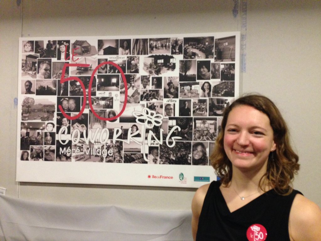 Vraiment il faut venir voir @LCoworking &amp; sa créatrice pour un lieu quasi plein en tt juste 3mois! @lafonderie_idf