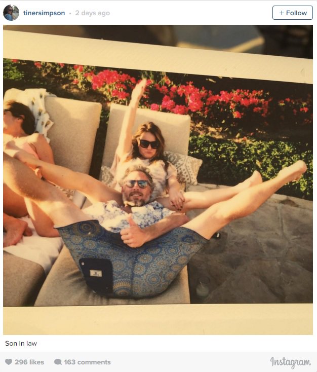 TheSocialCTV's tweet photo. #TinaSimpson aka #JessSimpson's mom posted this photo. Is there a line when it comes to inlaws? https://t.co/VBIp9PKtrJ