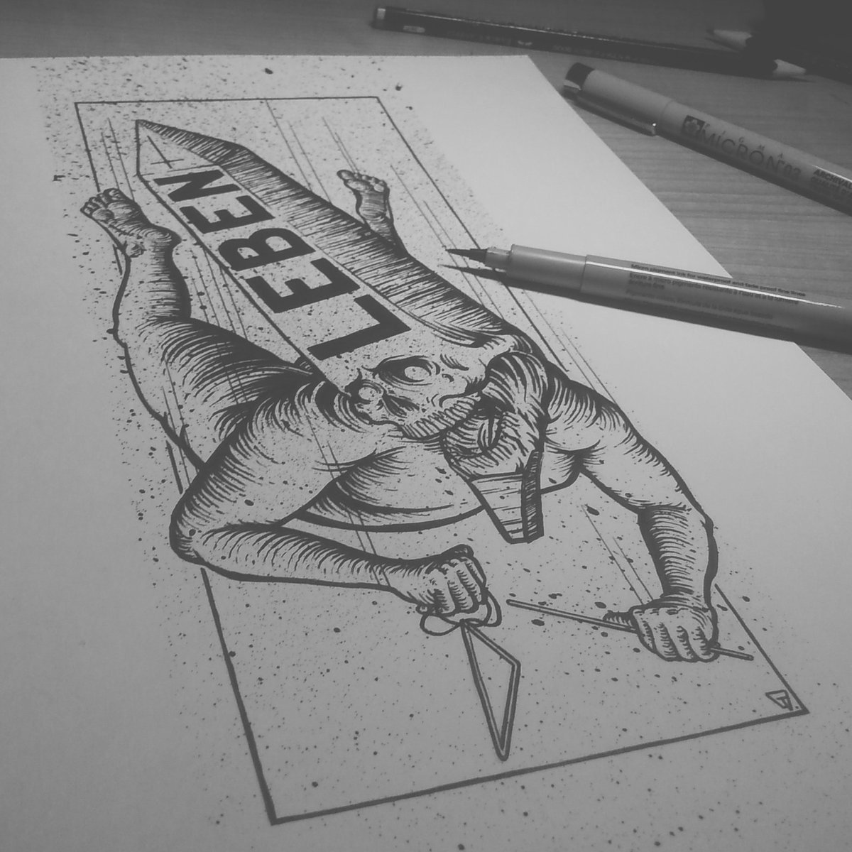 GutsArt's tweet photo. • LEBEN • #art #illustration #artwork #design #comic #artist #sketch #sketchbook #drawing #occult #lifefall https://t.co/BEdwBdTQj5