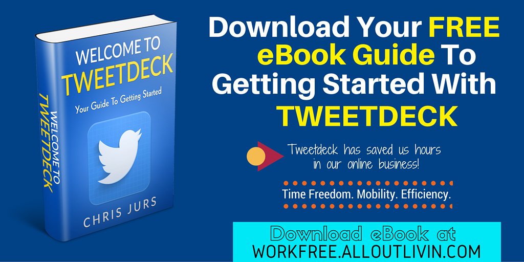 Free_From_Work's tweet image. Thanks for visiting! As a free gift, please accept our Tweetdeck Get Started Guide.
