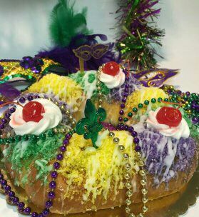 King Cakes will be available starting January 26th. Call and place your order.
     Laissez le Bonne Temps Rouler!