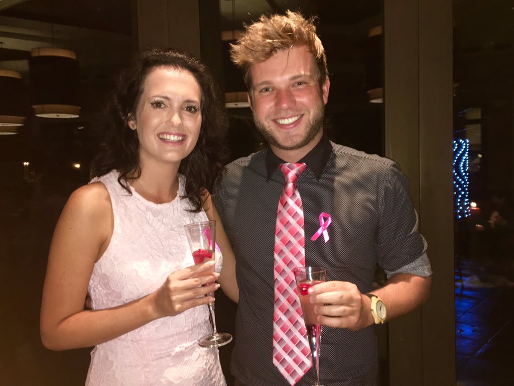 This guy! Working quietly &amp; tirelessly for both Zomato &amp; Breast Cancer tonight! So proud! #Zoman #PinkTableProject