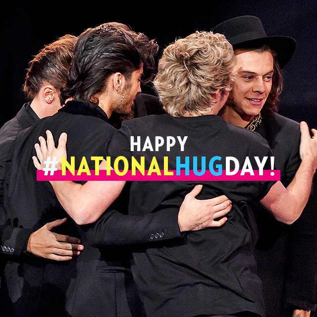 people's tweet photo. Take it from #OneDirection: Group hugs are always better! #NationalHugDay https://t.co/m9x4bwd7Hp https://t.co/8tLiTWquQB