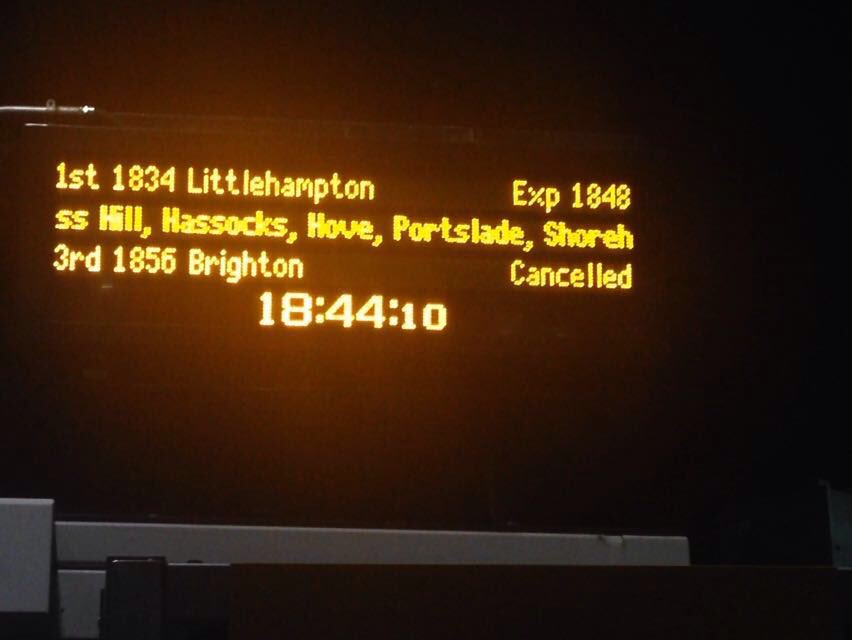 RobJBerry's tweet photo. @BadSouthernRail - happens so often I feel Brighton might be made up #Brighton_or_Narnia https://t.co/wySOGnOp5r