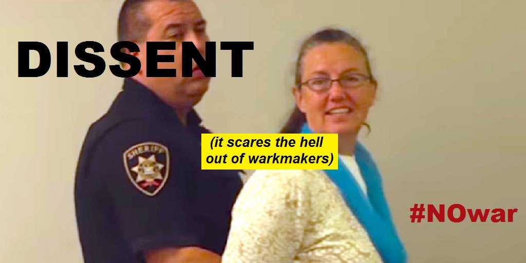 Scarry's tweet image. #Dissent: it scares the hell out of #war makers mintpressnews.com/212938-2/21293… @MintPressNews @BORDC @defenddissent #NOwar