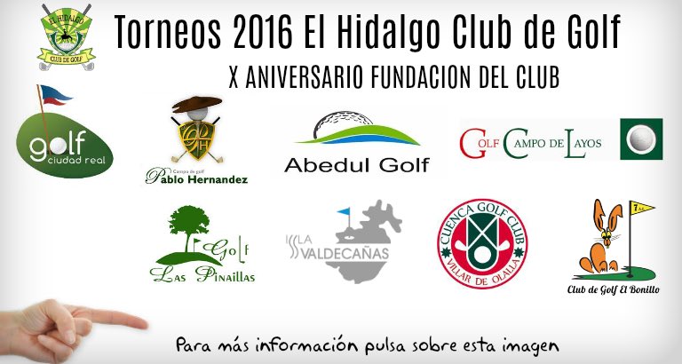 En elhidalgo.es ya tienes la información de los torneos de este año 2016.