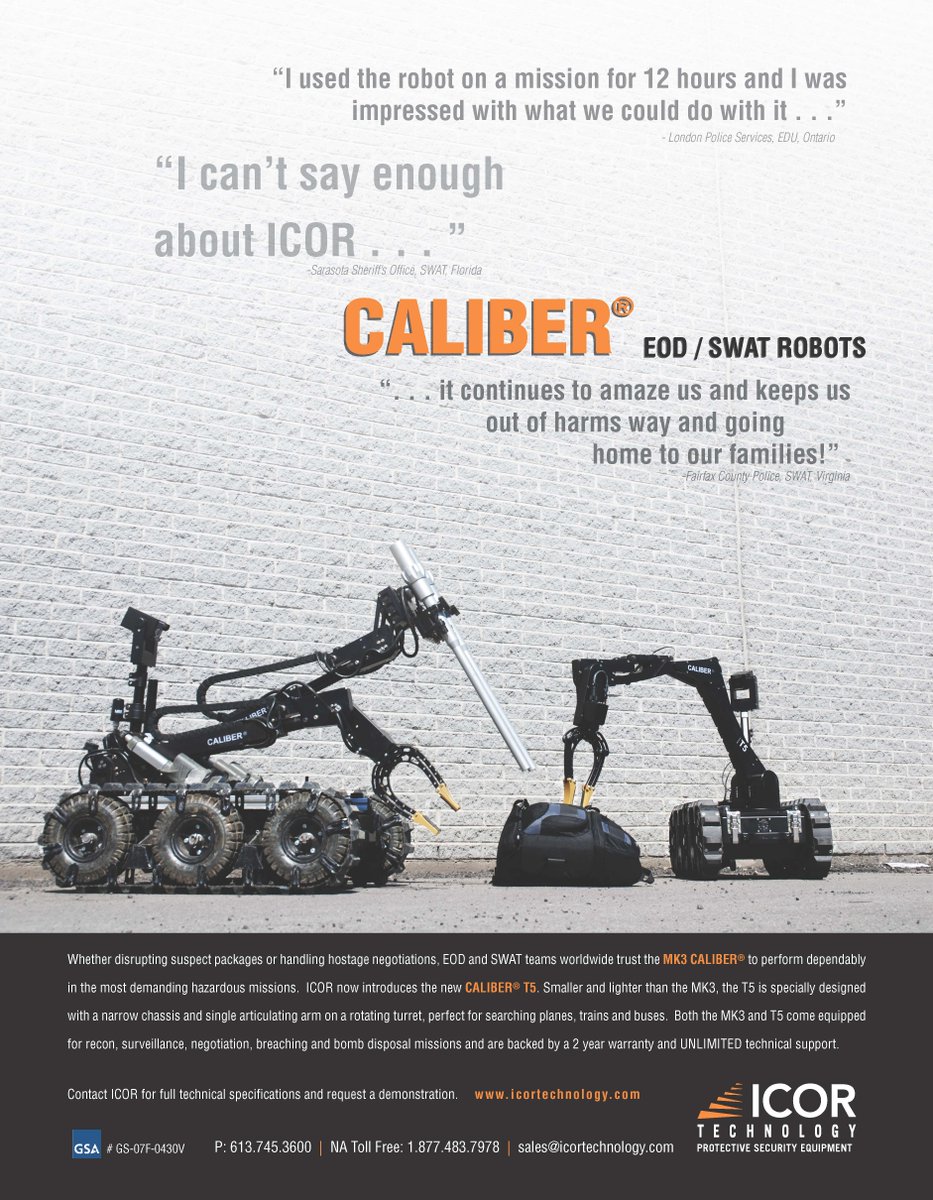 ICORTechnology's tweet image. One of our ads from way back when! 2010!
#TBT #caliberrobot #tacticalrobot