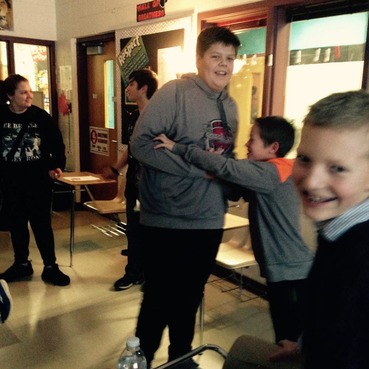 The penny war is getting real- Lincoln is trying to protect our box!! Good Luck!
#wmsgreatness