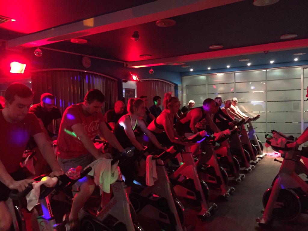 TotalBody2's tweet photo. Well done @Rewards4Racing for your amazing effort and enthusiasm #RPM #fitness #ThatsWhatILikeAboutYou https://t.co/J1sttGZDrF