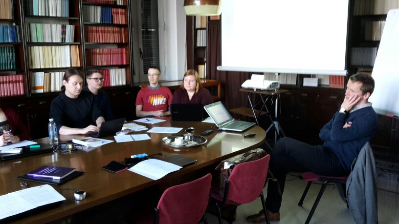IRF_ROME's tweet photo. Right now: Martin Bauch @IRF_ROME talking about medieval environmental history for the #methodworkshop https://t.co/wC4DK8t0tm