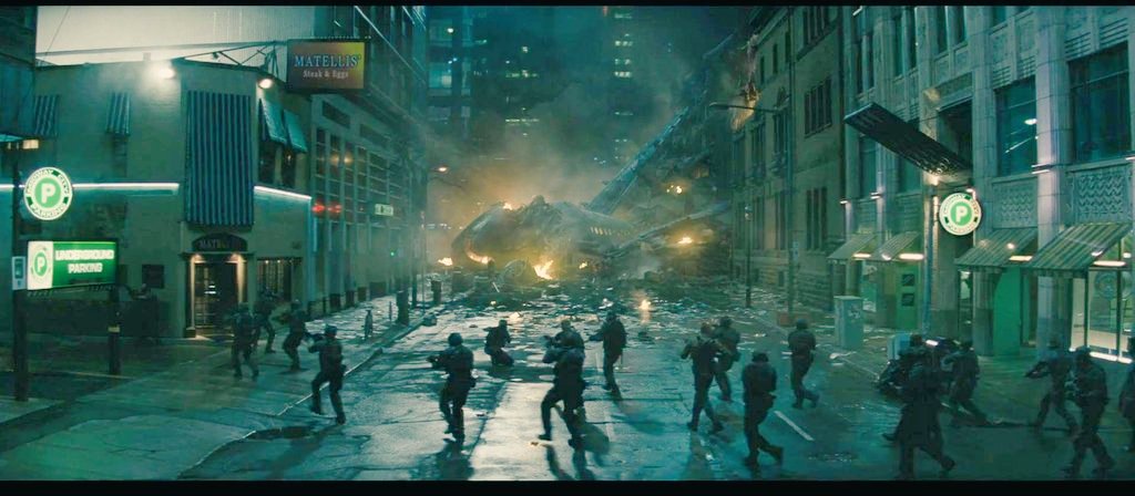 LukasTV's tweet photo. A screen shot of #SuicideSquad compared to the actual street from #GoogleStreetView #Toronto @LukasTV https://t.co/fMpBUkuUHI