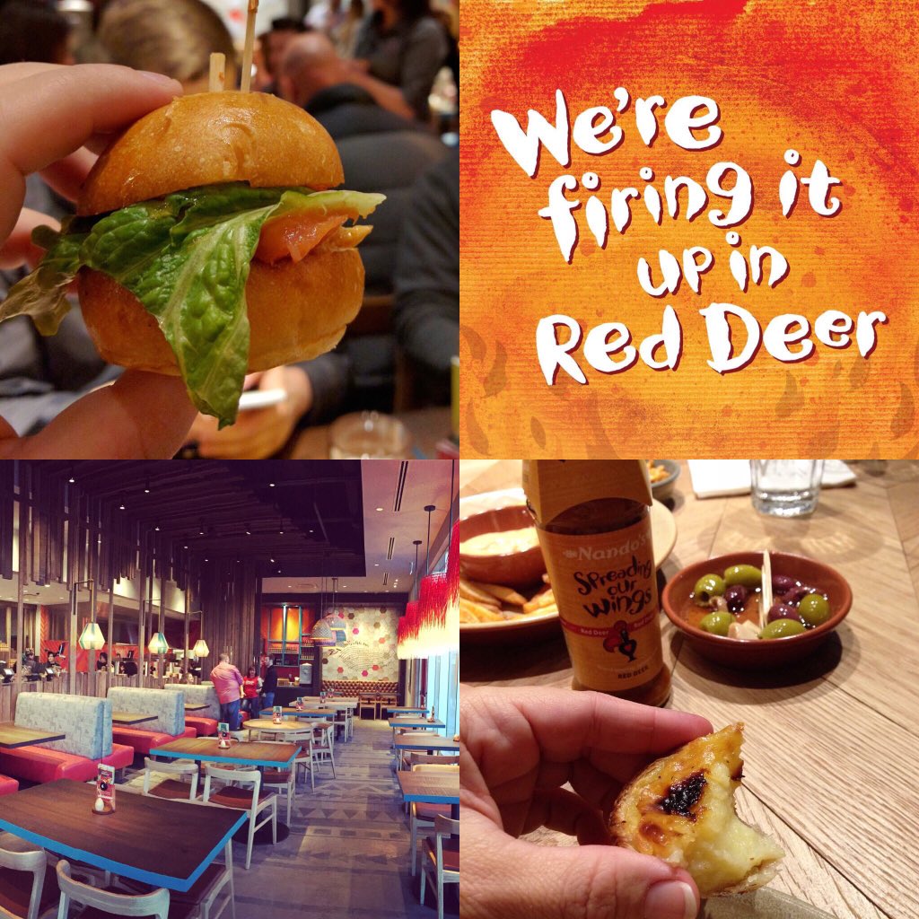 JavaJaney's tweet photo. Today's the day! Super excited for Nando's to officially hatch in #RedDeer! Who's checking it out this week? https://t.co/d0UXDlRu9G