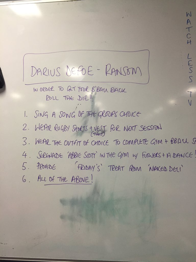 Twadds8's tweet photo. Has anyone seen @D_Defoe @NewcastleEagle basketball? #ransom #forfeitchallenge https://t.co/schrr7V1bY