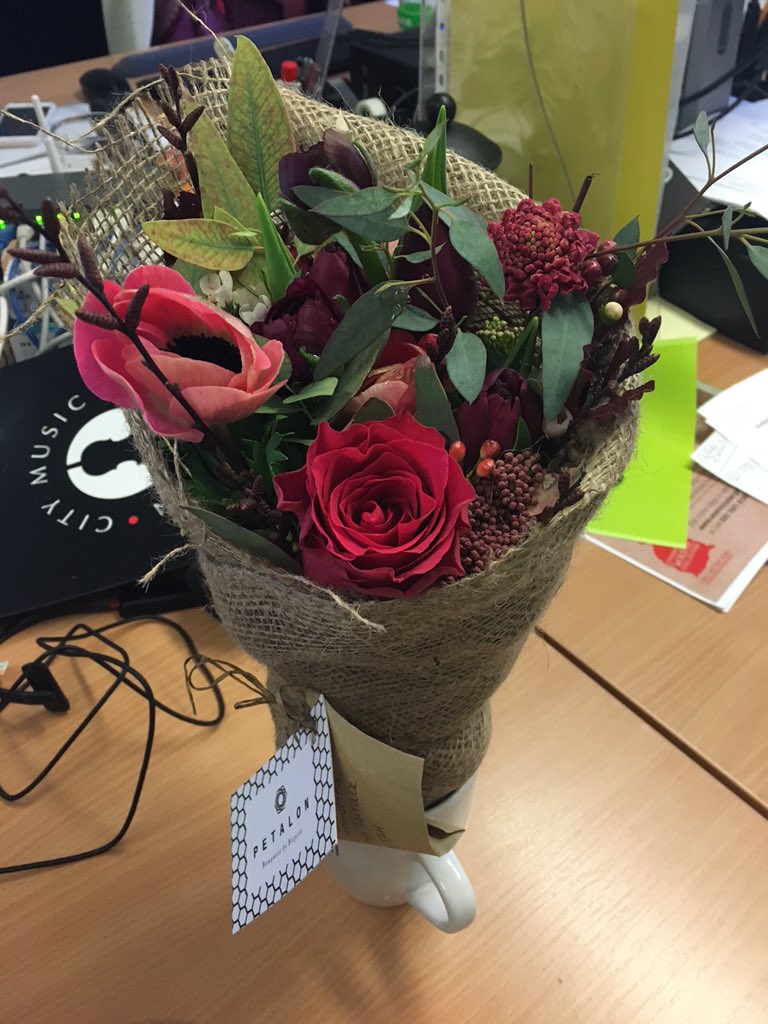 CityMusicF's tweet photo. Huge thank you to @ConcertoGroup for the beautiful flowers! Lovely to meet you at yesterday's #ldnsummereventshow https://t.co/77lx7A5OSW