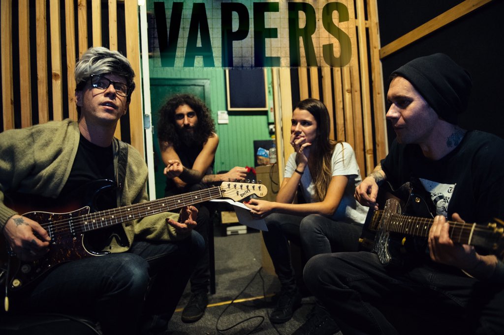 Our first single "Negative Pest" is live on Bandcamp! Link in bio. #VAPERS