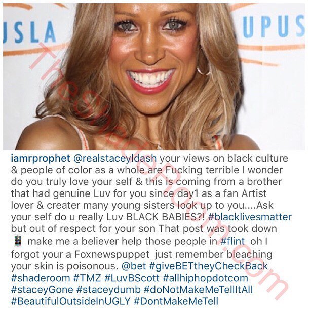 TheShadeRoom's tweet photo. Looks like #StacyDash's ex #RyanProphet ( rapper from the group #NappyRoots) wasn't here f… https://t.co/DSxGtX9Yre https://t.co/771UmWYiTo