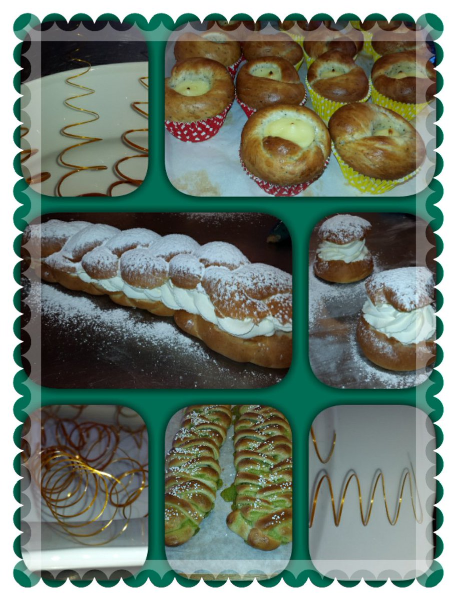 resmark88's tweet image. Varit full rulle i skolan idag med massor av semlor och karamellspiraler samt vallmobriocher. :)