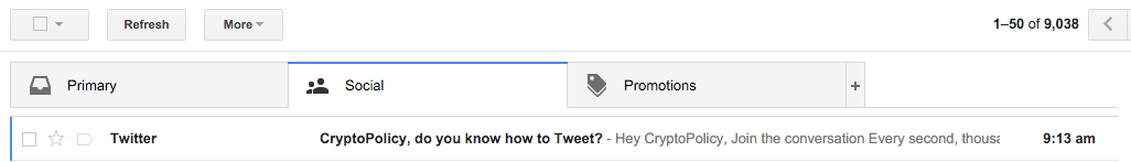 CryptoPolicy's tweet photo. .@twitter wants to know if we know how to tweet. Yes. We do. https://t.co/tEu5zNqsKy