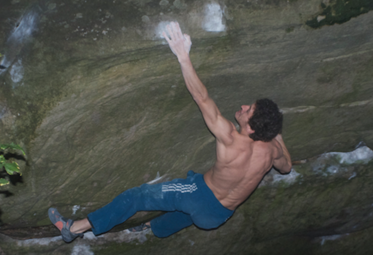 Guillaume Glairon-Mondet on his recent 8C+ first ascent in Font. Video <a href="/SandozMelanie/">Sandoz Mélanie</a>. bit.ly/1P5rwqj