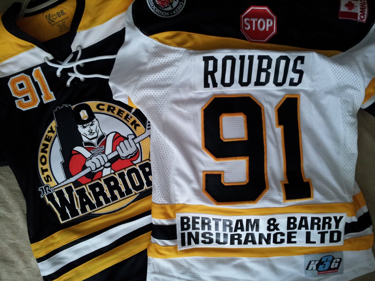 Very proud to sponsor Stephen Roubos of the Stoney Creek Warriors!