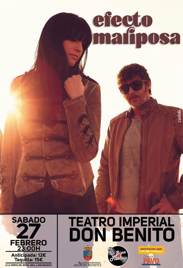 QueHacerDB's tweet photo. En febrero, Efecto Mariposa [@EF_MARIPOSA] actuará en el Teatro Imperial
#AgendaDB https://t.co/WSAgCKYkpQ