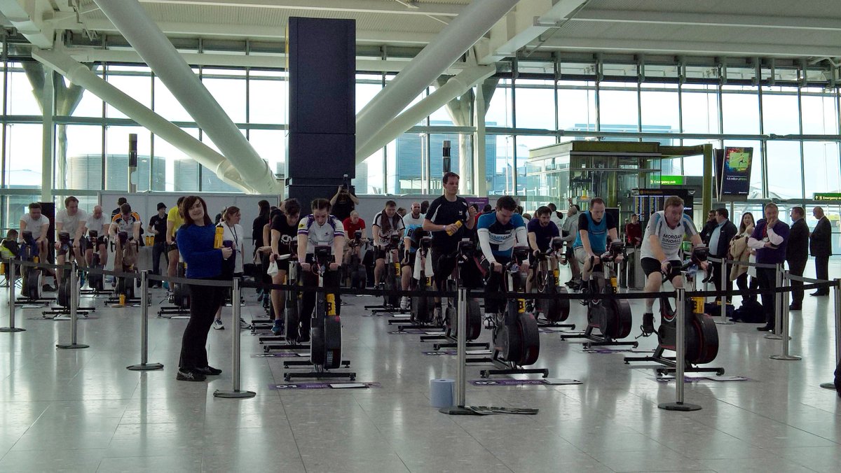 Off to #Germany, saw these guys @HeathrowAirport T5. Awesome effort! #RaceThePlane @oxfamgb racetheplane.com