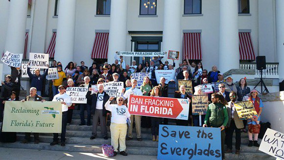 OrlandoWeekly's tweet photo. Anti-fracking activists descend on Tallahassee https://t.co/NbdCbMjqZv https://t.co/yK0F7EY1QT