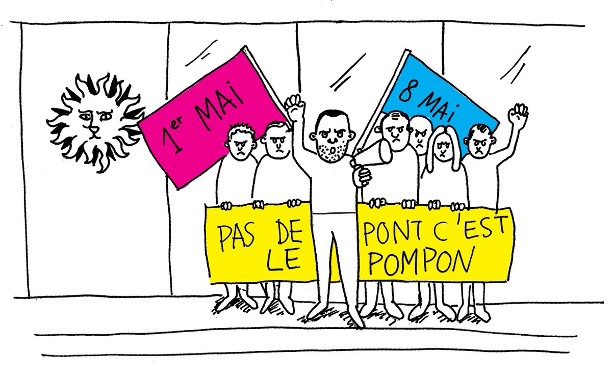 MarcelAgency's tweet photo. Cette année, les 1er et 8 mai tombent un dimanche. Quelle injustice !
==> https://t.co/lOJhoMbkcx #Marcel2016 https://t.co/uFUomilVCH