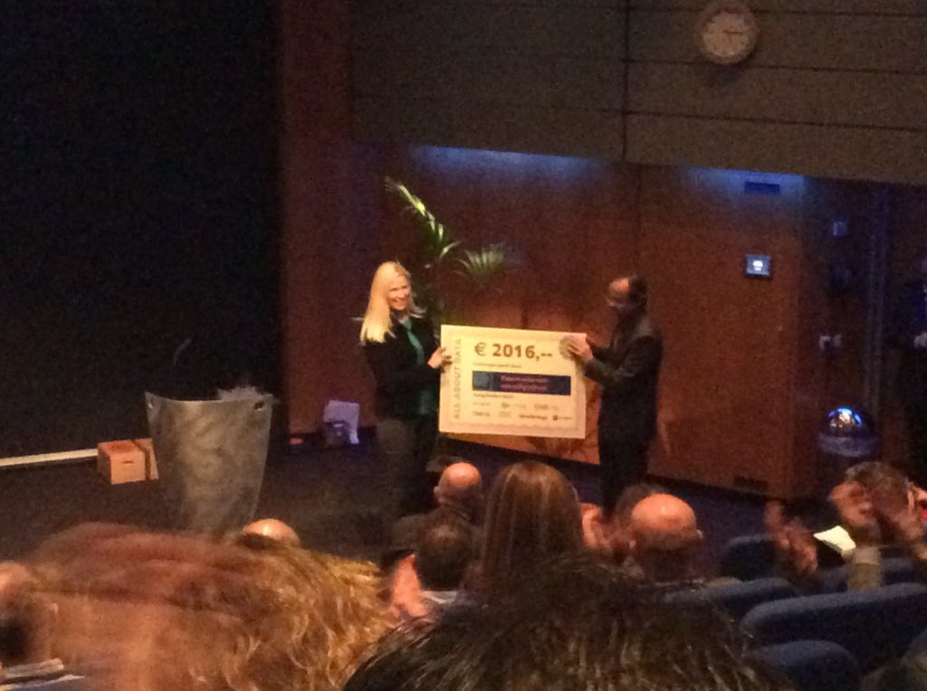 Het Kopland ontvangt €2.016,- van organisatie en sponsoren congres voor inrichting vrouwenopvang #allaboutdata #umcg