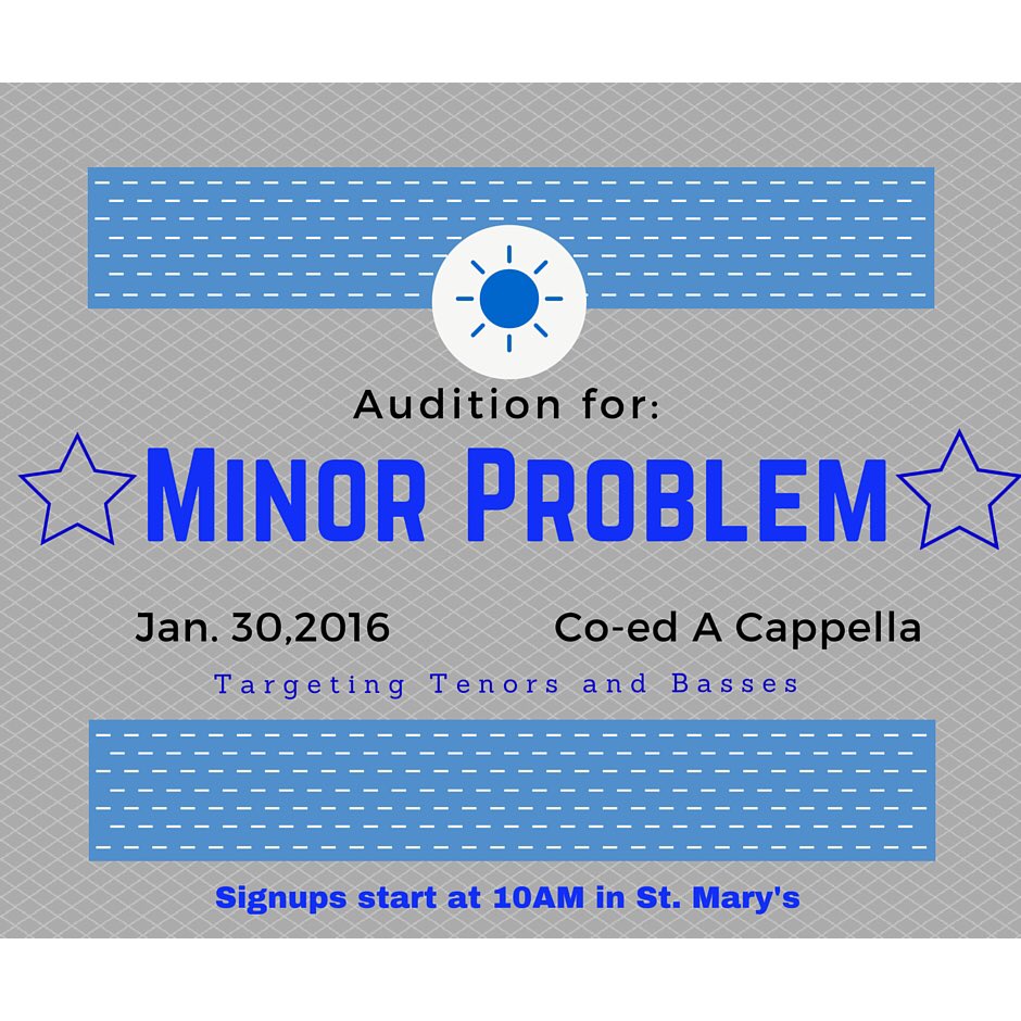 enjoyinlife1234's tweet photo. COME AUDITION FOR @VUMinorProblem on Sat. Jan 30!!! #tenors #basses #MCMP https://t.co/Hfxd9NyRlw