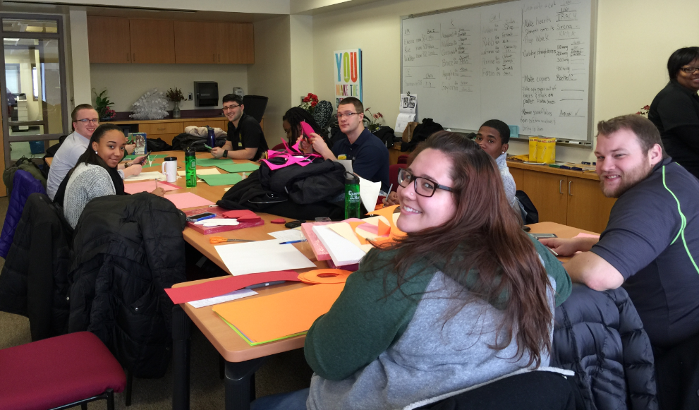 BCSDGinther's tweet photo. Thank you for prepping materials this morning @brockport RAs!  #WeAppreciateYou @BrockportCSD https://t.co/HHoIz5sVAM