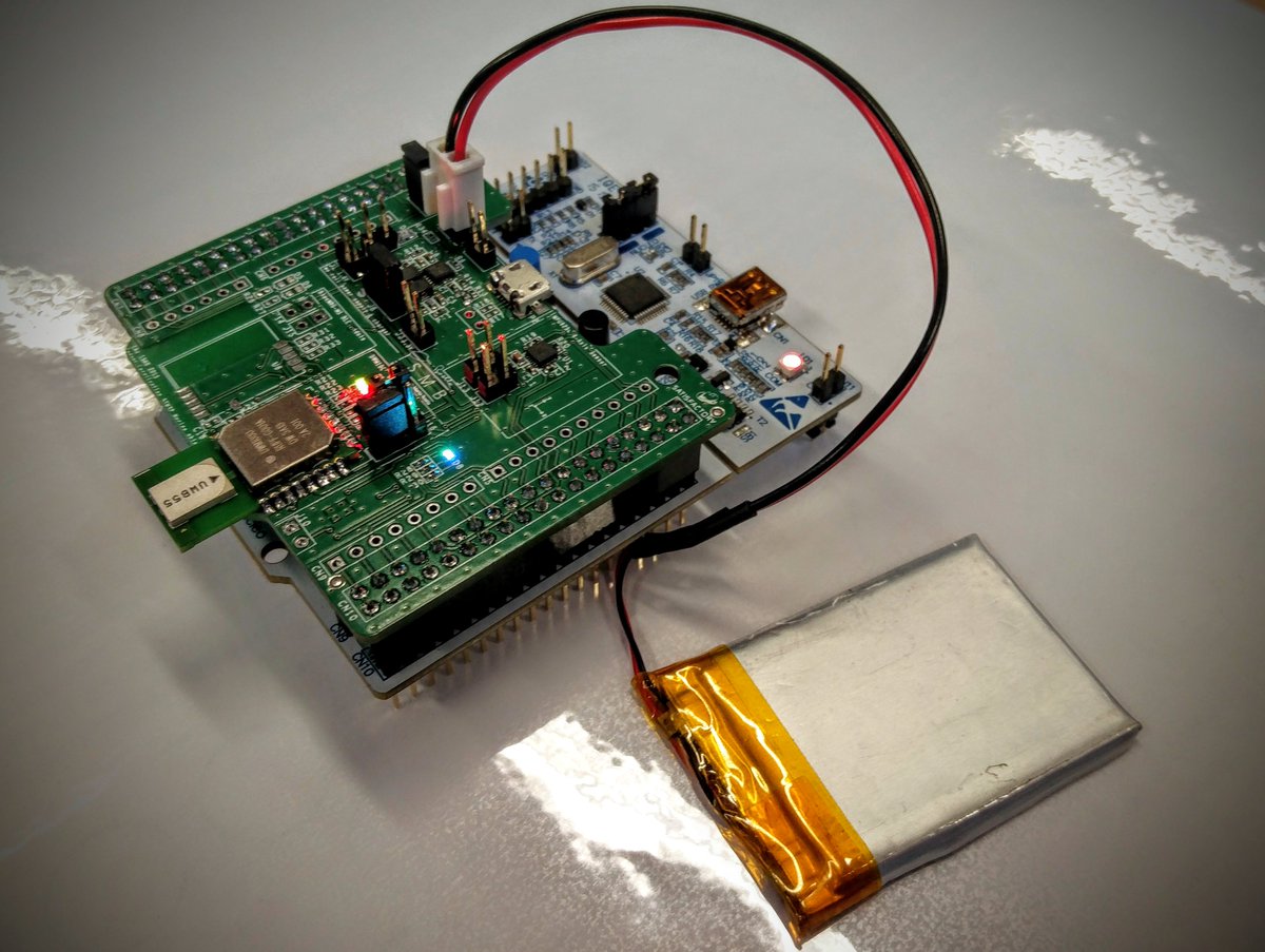 First self powered #uwb indoor #localization prototype for <a href="/SatisFactoryEU/">SatisFactory</a> , @IsmbOnweb #IoT #smartfactory #decawave