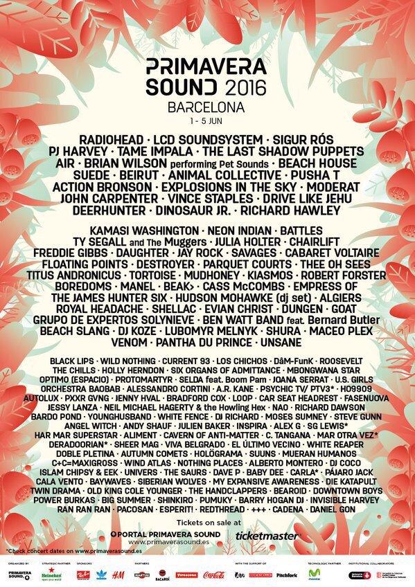 SomosHoppits's tweet photo. y sí nos emocionan y amamos los festivales :) @Primavera_Sound #PrimaveraSound ¿Cómo ven el line up? https://t.co/vz5A6Ry2U4