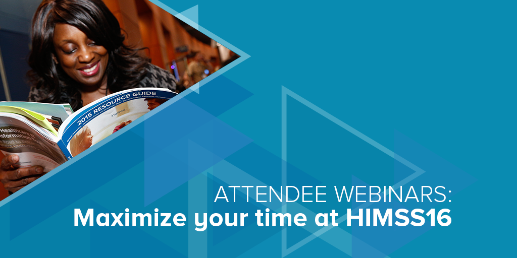 HIMSS's tweet photo. #HIMSS16 First Time Attendee Webinar: https://t.co/5AG50ls40g << #HIMSS16Hacks for maximizing your experience https://t.co/oDWehcEjyj