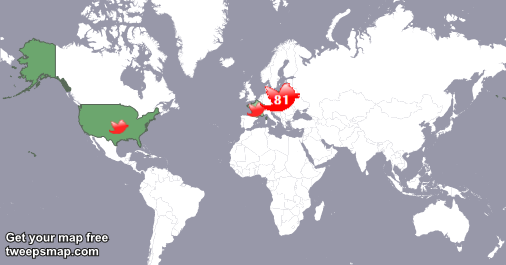 Michał Dudziak On Twitter My Followers Are In Poland 78 Usa 14 Michał Dudziak On Twitter My Followers Are In Poland 78 Usa 14 Get Your Map Too Https T Co F6sf4ed2ho Hmynctvfqb