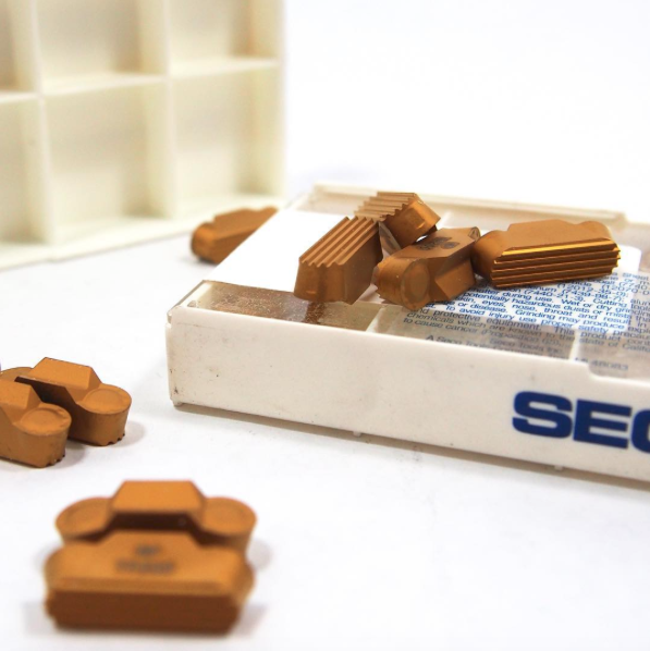 DanTools's tweet image. #SECO Carbide Multi-Direction Inserts LCMF 1606M0-0600-MP TP200 Qty 10 #manufacturing #milling #seco #carbide