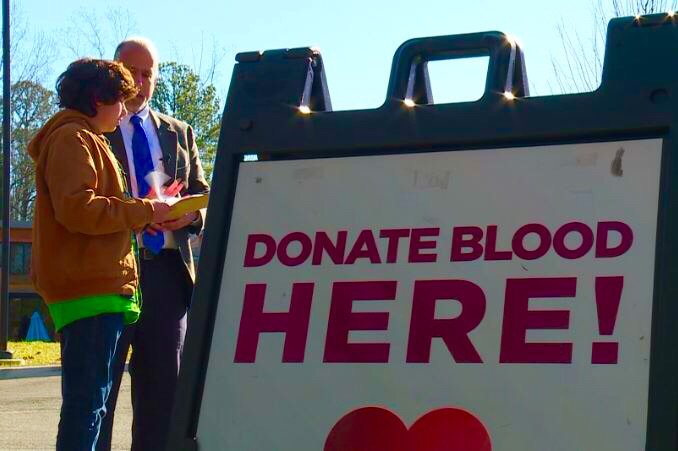 Too young to donate but its not stopping him from saving lives. "Heroes Among Us" <a href="/CBS6/">WTVR CBS 6 Richmond</a> 6p <a href="/VABlood/">VA Blood Services</a> #RVA