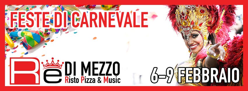 RediMezzo's tweet photo. Carnevale in arrivo...ecco le nostre feste!!
https://t.co/RNcoowesgc https://t.co/FZ2pBw3B3i