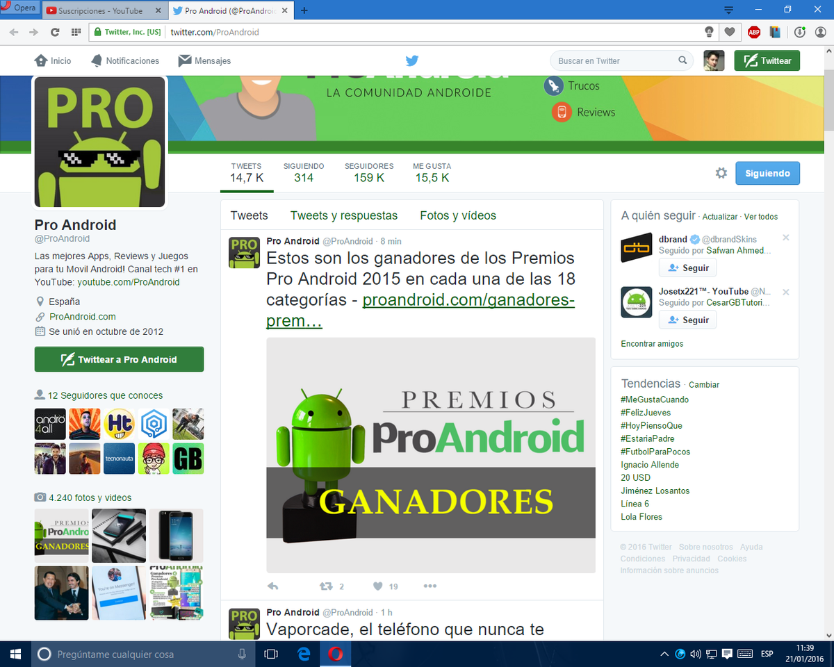 ARTUROPROANIMAL's tweet photo. @ProAndroid participando!! :) https://t.co/XADKVoiTPr