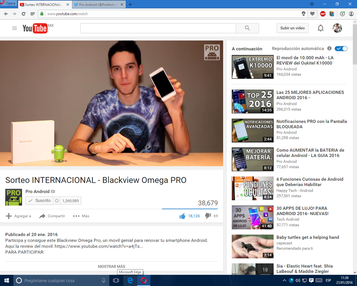 ARTUROPROANIMAL's tweet photo. @ProAndroid participando!! :) https://t.co/XADKVoiTPr