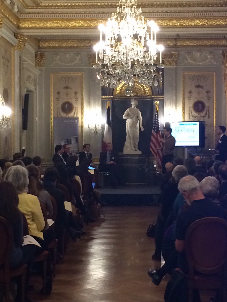 FrenchTouchConf's tweet image. At the #HotelDeTalleyrand for the #NextGen #startupscontest. All the contestants are impressive! @amchamfrance