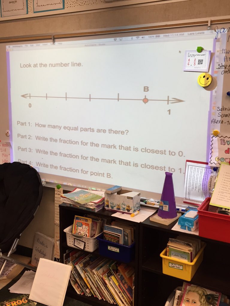 laralew19's tweet image. Reviewing fractions on number lines &quot;Scribe and Sage&quot; style! #cooperative learning #fsdmath